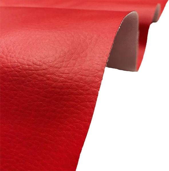 Leder Kunstleder Sofa Sessel Lenkrad Leder (METERWARE) - (Rot)
